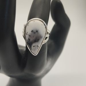 Dentritic Agate Silver Ring 💎